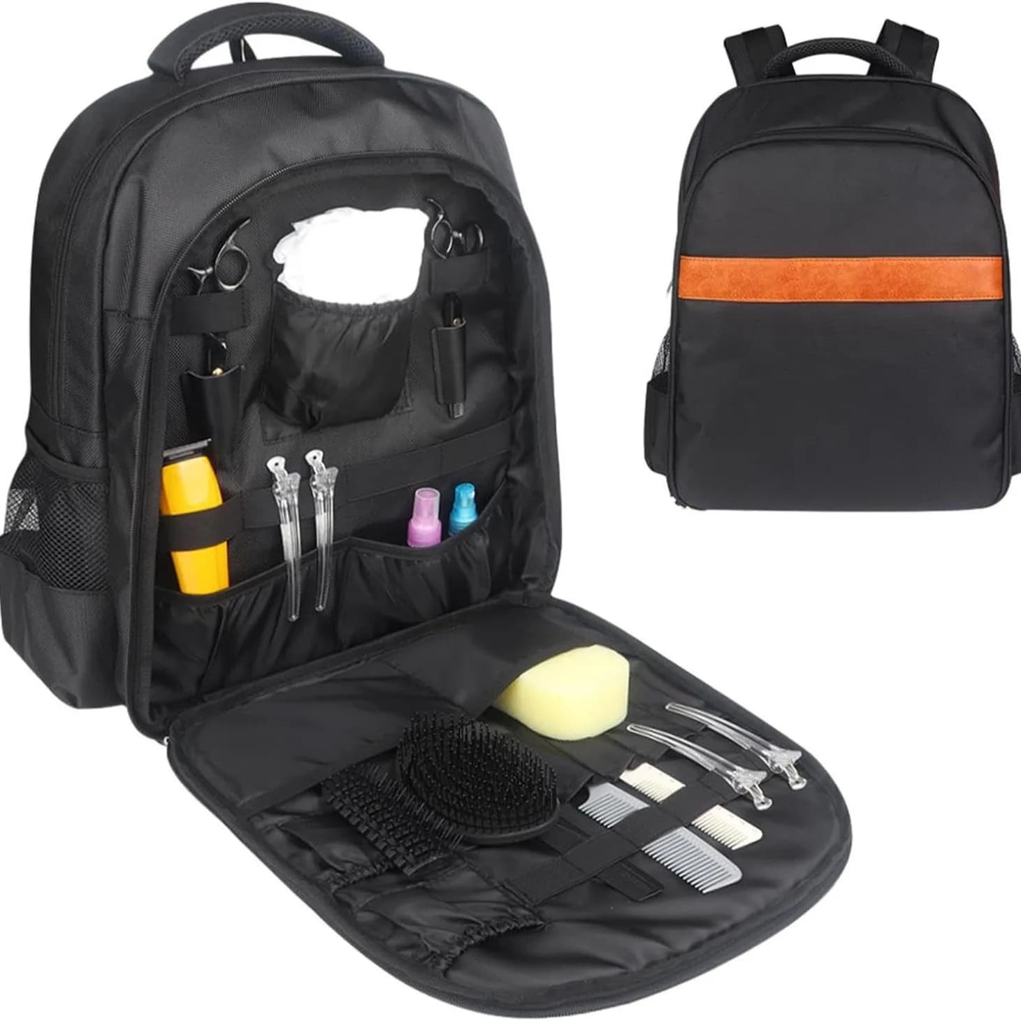 Borsa per forniture da barbiere Organizzatore Parrucchiere Clippers Zaino Barbiere Zaino da viaggio Borsa per attrezzi da parrucchiere per parrucchieri