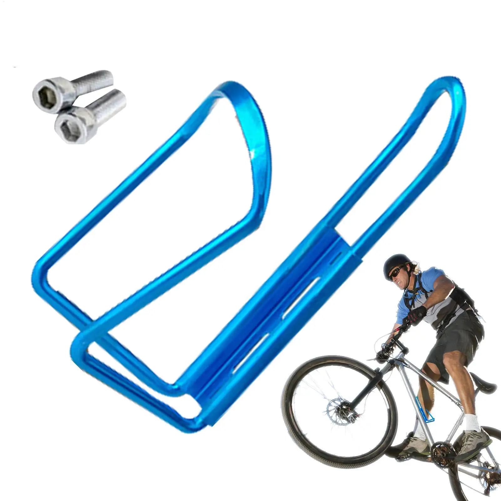 Portabottiglie per bicicletta, portabottiglie per mountain bike, supporto per bottiglia leggero in lega di alluminio con viti per ciclismo all'aperto