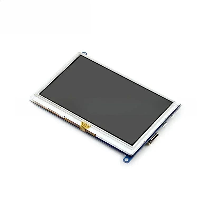 Display LCD HDMI da 5 pollici con touchscreen resistivo per Raspberry Pi 5a generazione 5B, schermo secondario universale per computer