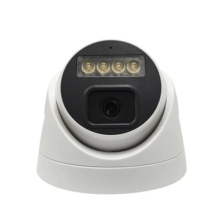 Telecamera Dome Turret CCTV per Interni 5MP 1080p HD a Colori 24 Ore con Archiviazione su Scheda Micro SD e Visione Notturna a Colori