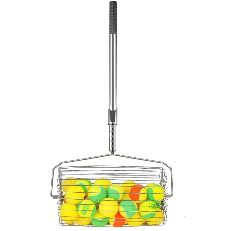 FOR Stainless Steel Roller-type Tennis Golf Ball Picker, Roller-type Ball Collector Without Bending
