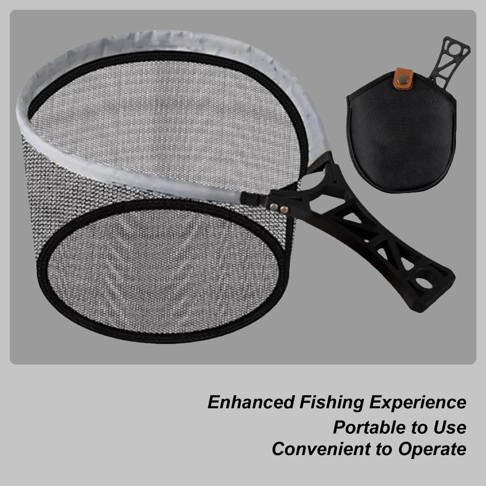 Reti per pesci per la pesca Acquario pieghevole Scooper Rete da pesca portatile all'aperto per il flusso di montagna poco profondo Farole Trampolieri