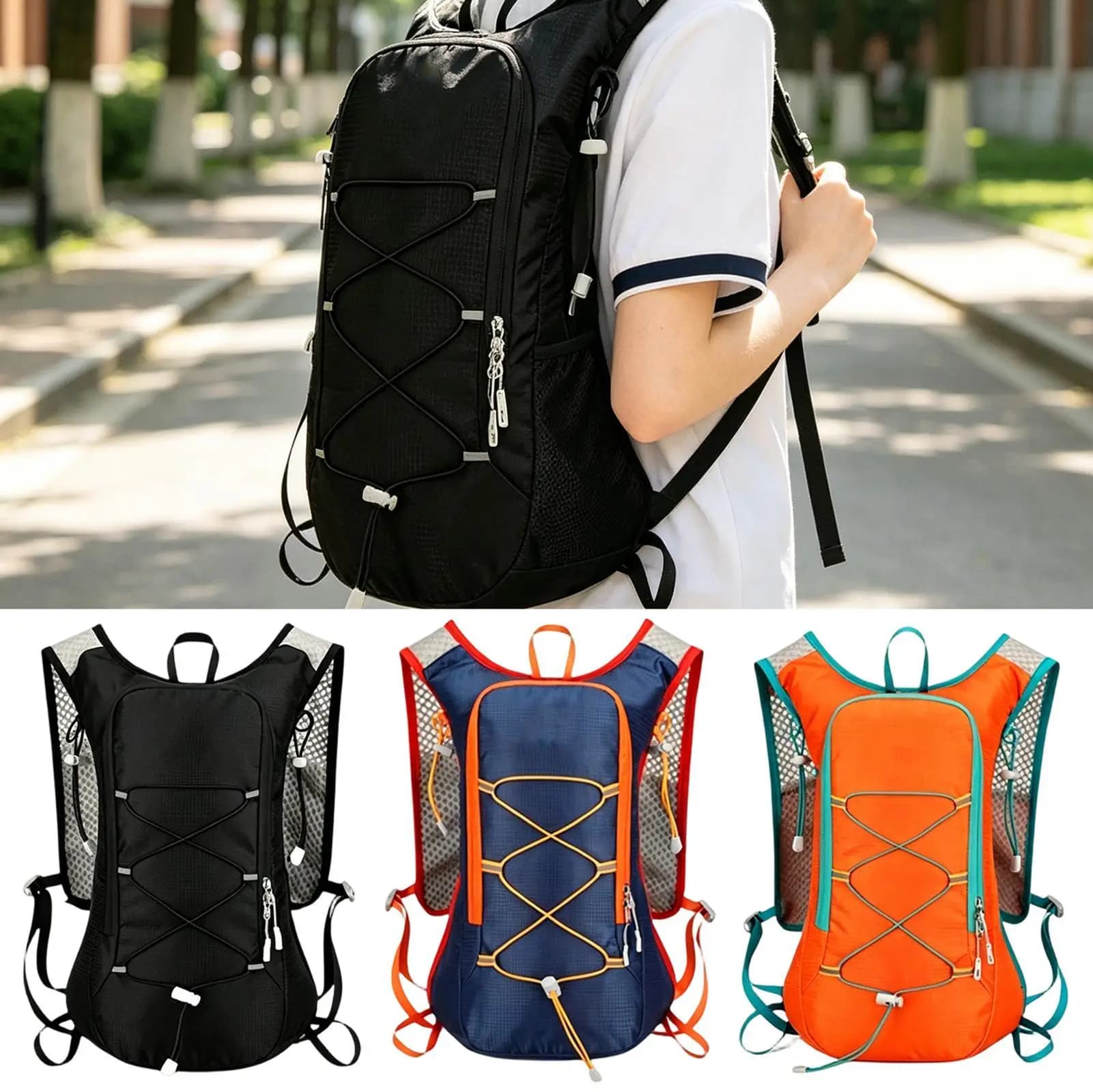 Lightweight hiking backpack Men Lightweight Soft Warm Bag Men Running Backpack Cycling backpack Hydrating hydration pack