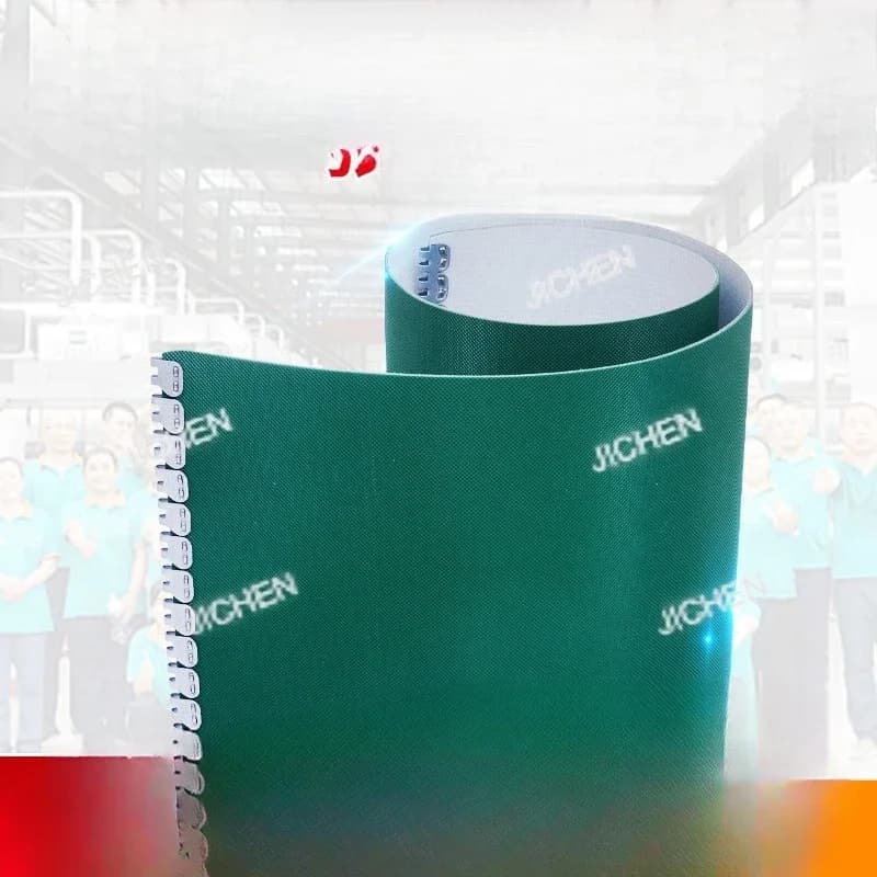 PVC conveyor belt with CSJC diamantled pattern, treadmill conveyor belt, wear-resistant deviation, anti-slip and anti-correcting