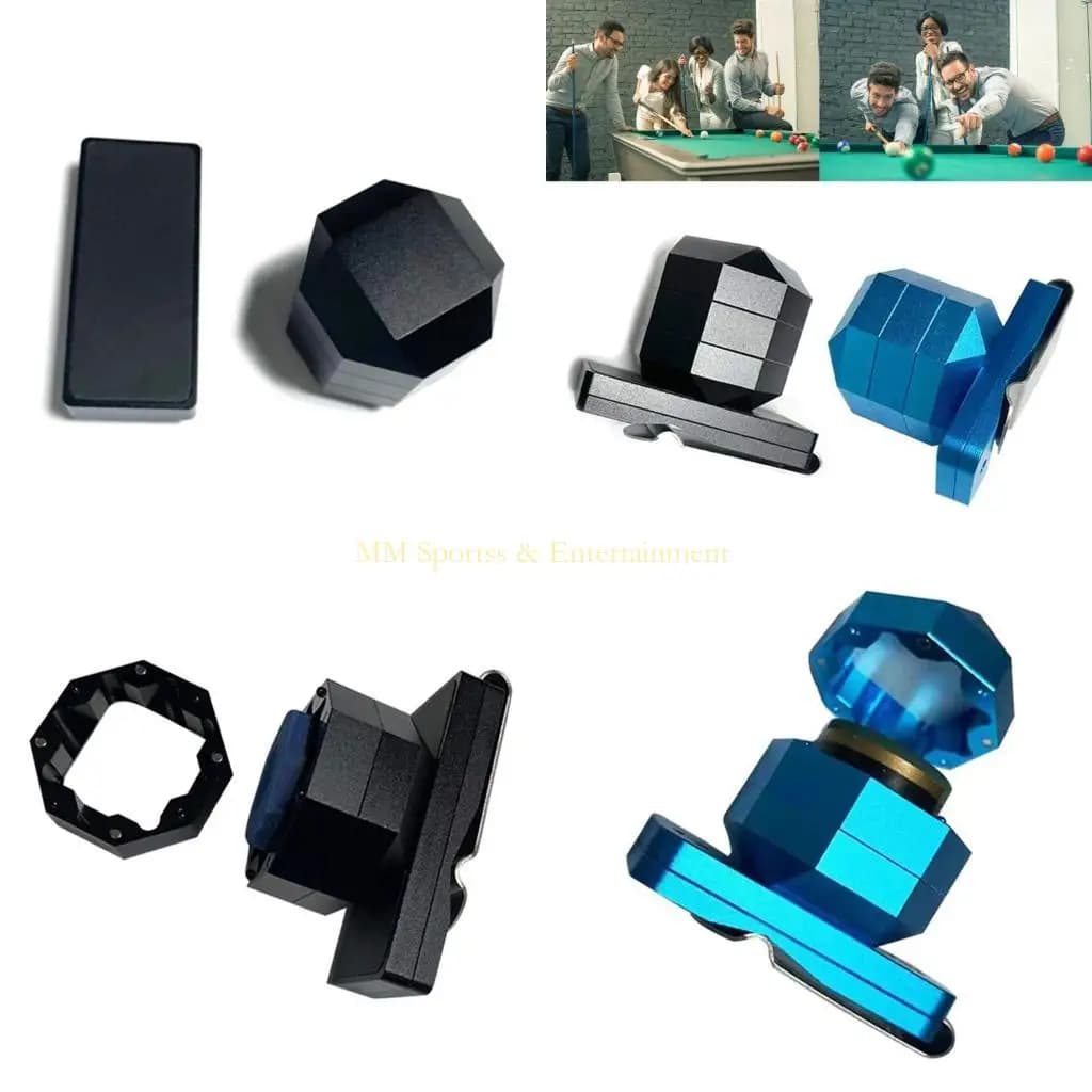 31Be Porta magnetica a gesso magnetico in alluminio snooker clip clip billiard gesso billiard
