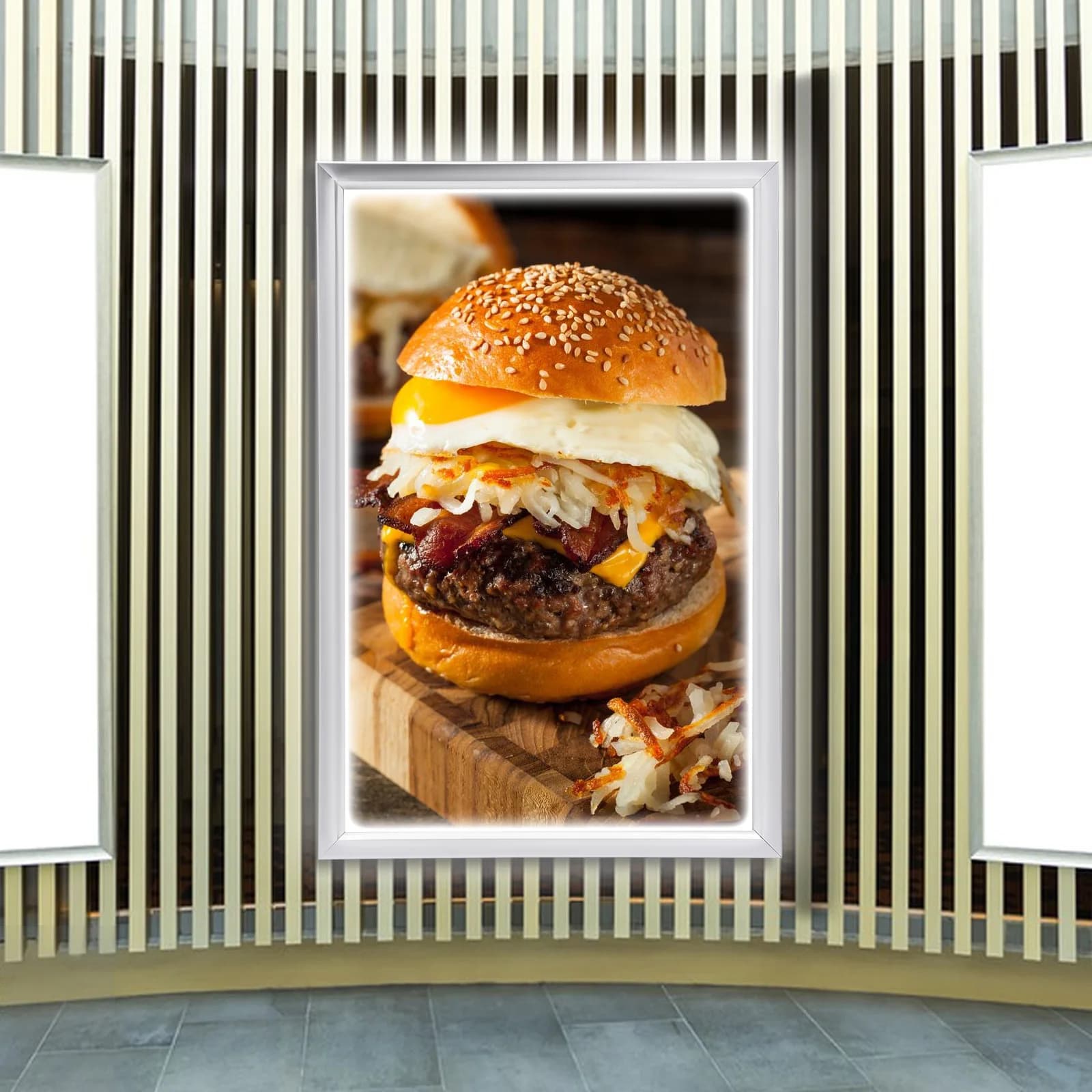 24 x 36 inch LED film poster display with light box