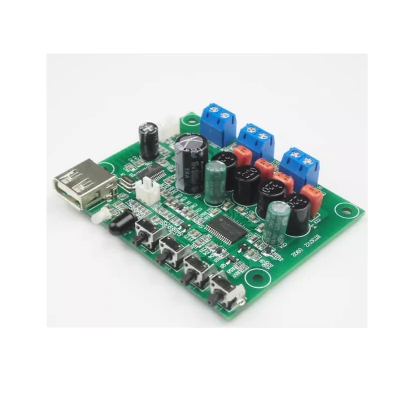 Alimentatore 12V scheda amplificatore Bluetooth fai da te 8R 15W * 2 canali USB flash drive riproduzione senza perdita ingresso AUX interruttore automatico