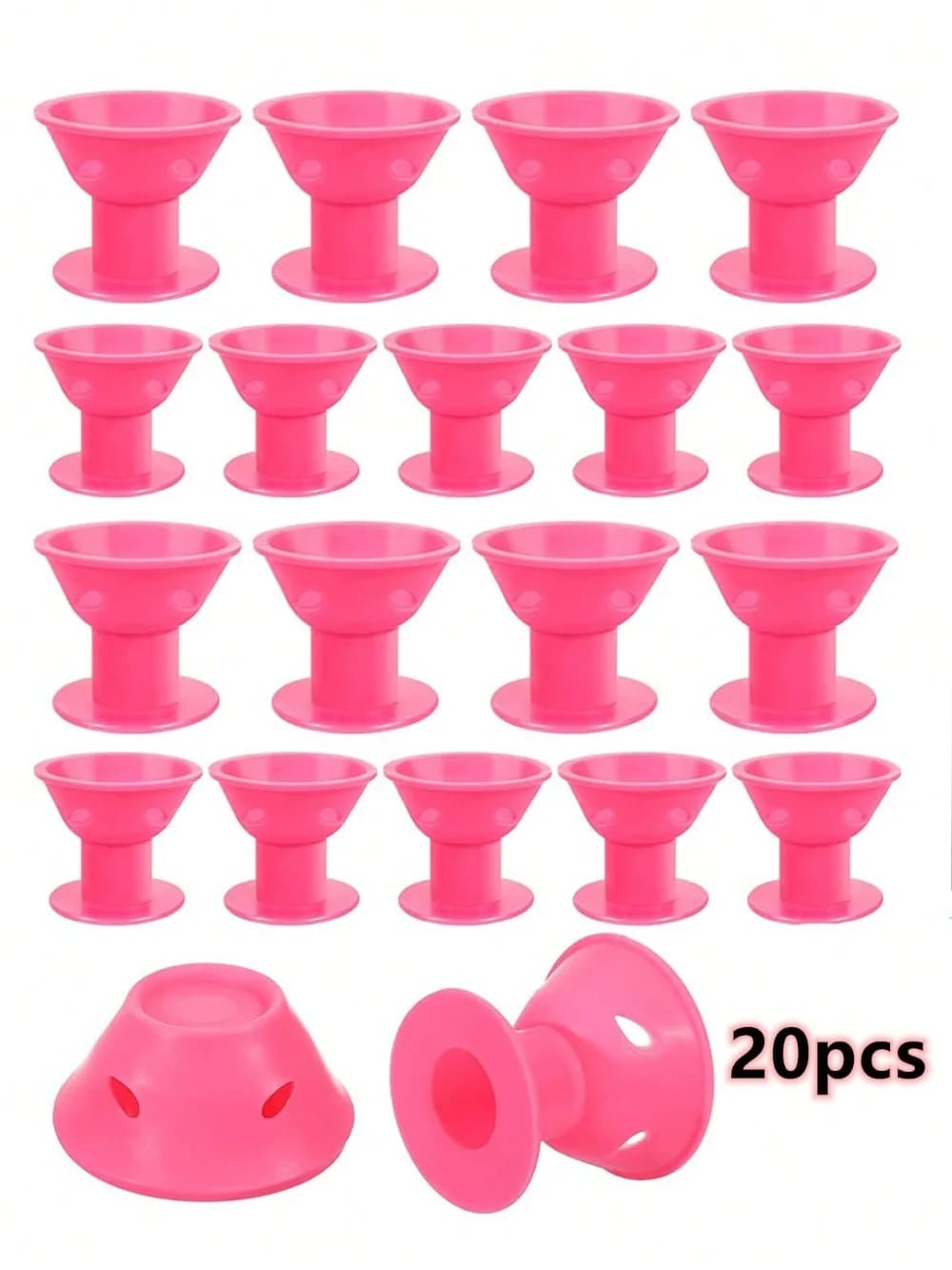 10/20 pieces silicone curlers without heat reusable curlers for women diy set of curling without heat salon tools for hair styling at home
