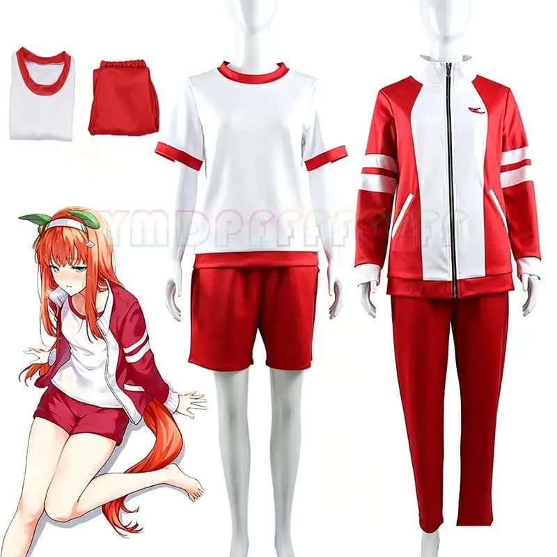 Anime Silent Suzuki Special Week Uniform cosplay Top Pants Shorts T-shirt Halloween Easter Fantasy Carnival Camouflag