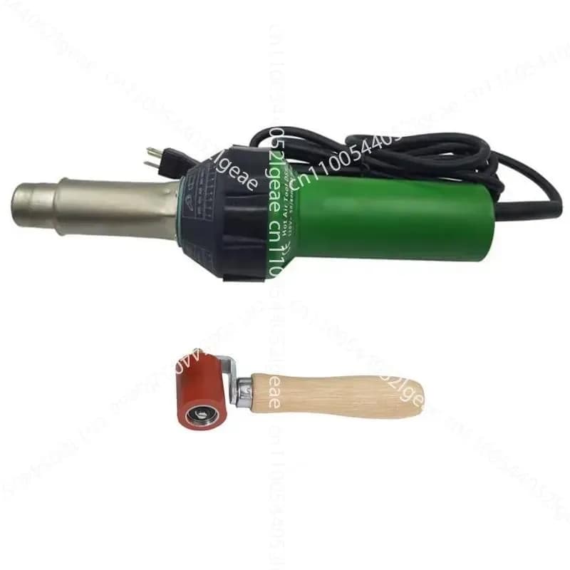 1600 Watt Electric Hot Air Jet Torch Kit Heating Gun with 40mm Silicone Pressure Roller and Plastic Welder Kit