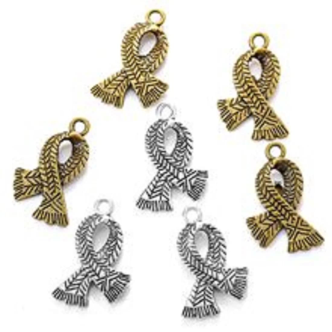 20 Pz/lotto 23x16mm Pendenti E Ciondoli Sciarpa Bronzo Tibetano Argento Colore Pendenti Gioielli Antichi Che Fanno FAI DA TE Fatti A Mano mestiere