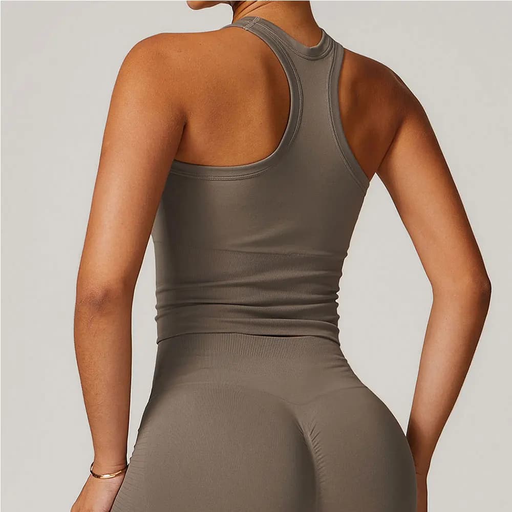 Reggiseno per gilet sportivo attivo da corsa con top push up per allenamento fitness