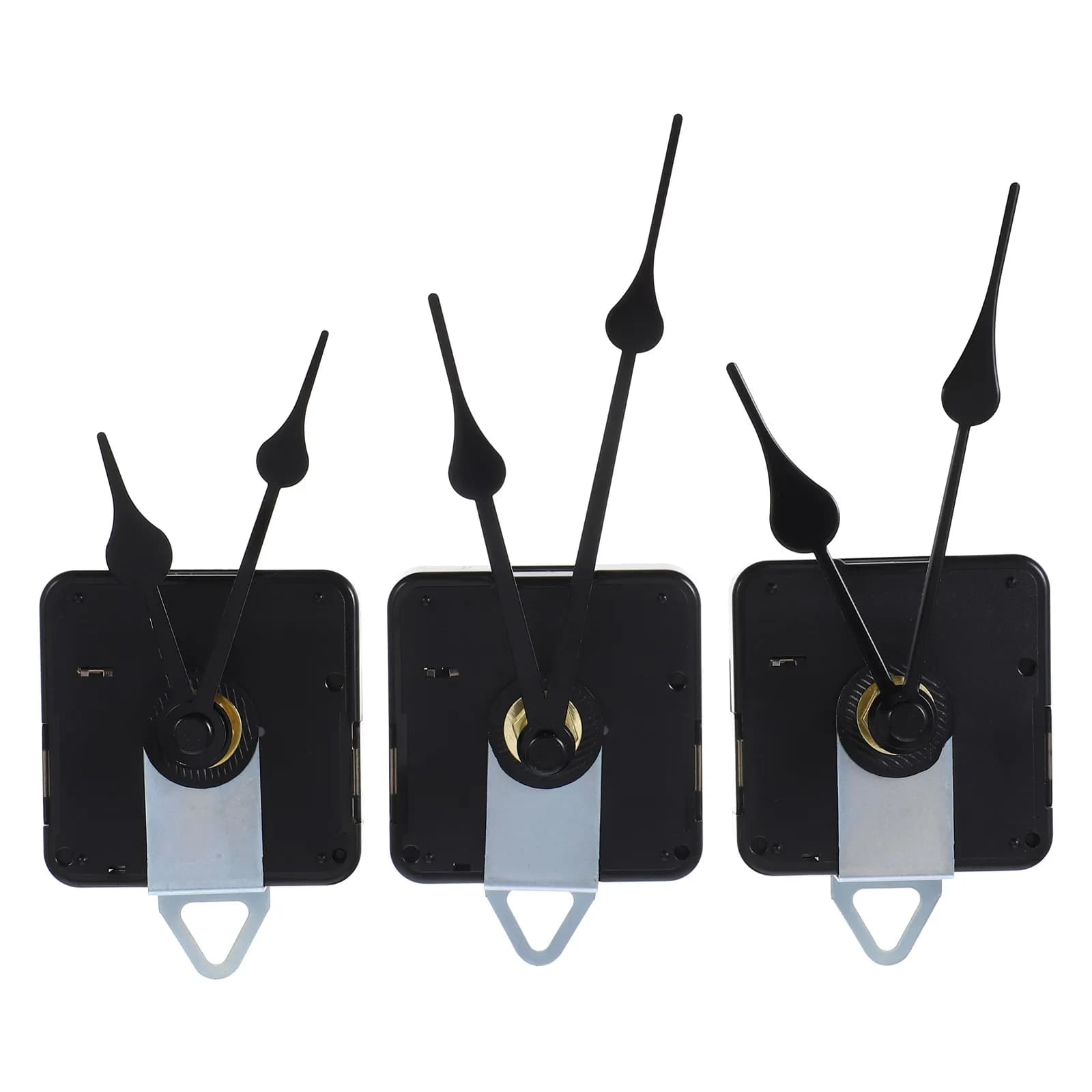 3 Set of Quartz Clock Mechanisms, Silent Movement, Wall Clock Replacement Parts, for Fai-da-Te Projects, Precision in Timekeeping