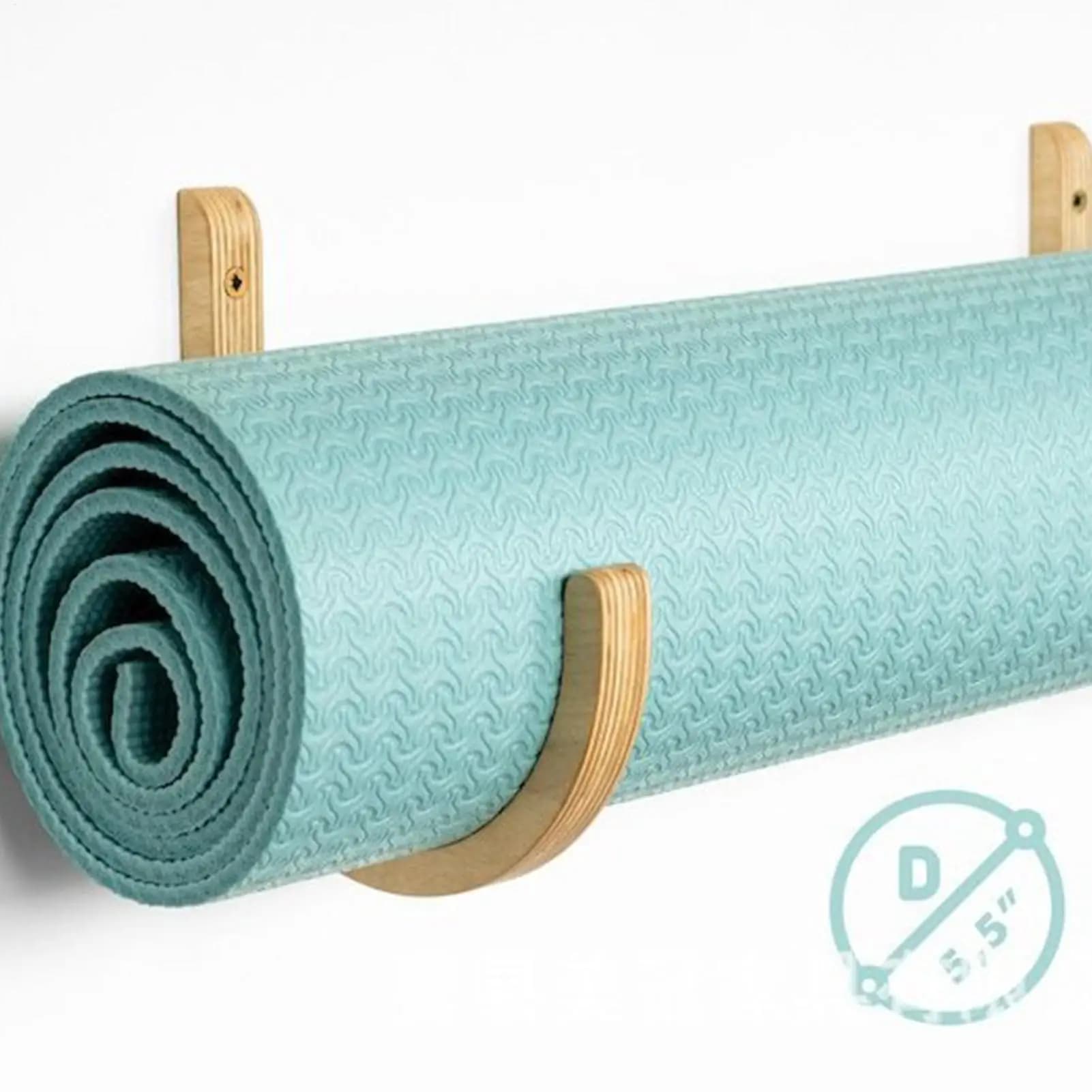 Wall Mount Yoga Mat Holder, Fitness Accessories Organizer, Home Yoga Mat Holder, Indoor Training Equipment