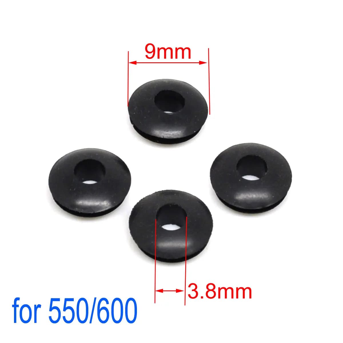 4 pz/lotto 500 550EFL 550E 600 700 dado a baldacchino in gomma per allineare T-rex tarocchi Rc elicottero heli toys Parts