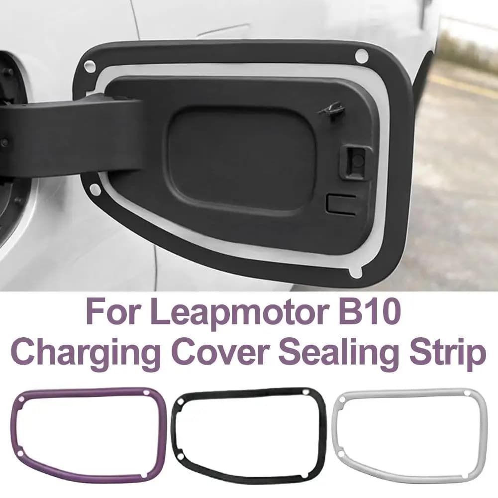 Waterproof and dust protection strip for the charging cover of the Leapmotor B10, modified accessory for cars.