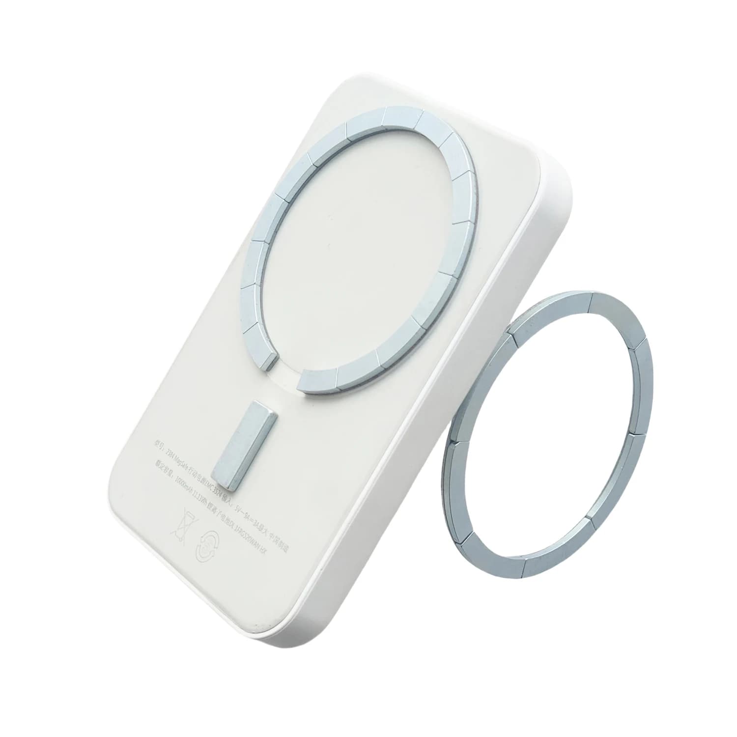 2/3 Magnete forte per caricabatterie wireless Magsafe Power Bank Supporto universale per dito per telefono cellulare Magneti interni magnetici 2,1 mm