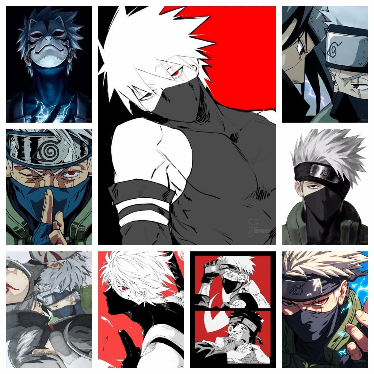 2026 New Naruto Kakashi DIY Japanese Anime Diamond Painting Kit Cartoon Cross Stitch Embroidery Mosaic Home Decoration Kids Gift