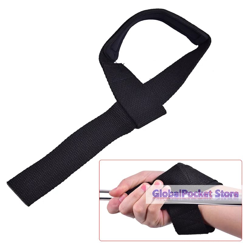 [TG823]1PC Gym Lifting Straps Weightlifting Wrist Weight Belt Bodybuilding Fitness Straps