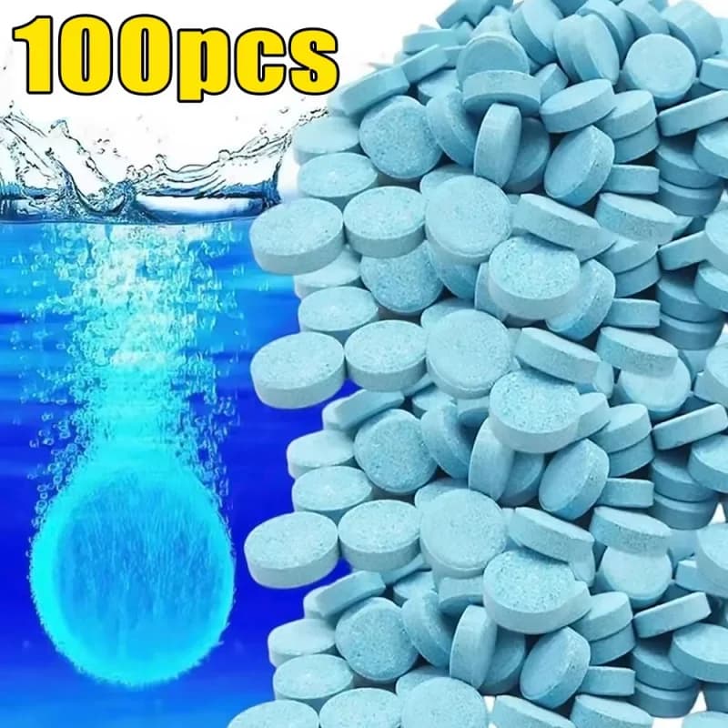 5/100PCS Detergente per parabrezza per auto Tablet effervescente per auto Detergente solido per acqua di vetro Accessori per automobili universali Detergente spray