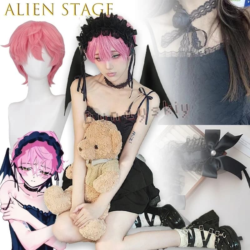 Costume Cosplay Halloween Alien Stage Demon Mizi, Outfit per Personaggio Anime, Gotico Lolita Jirai Kei, Sexy per Donne e Ragazze