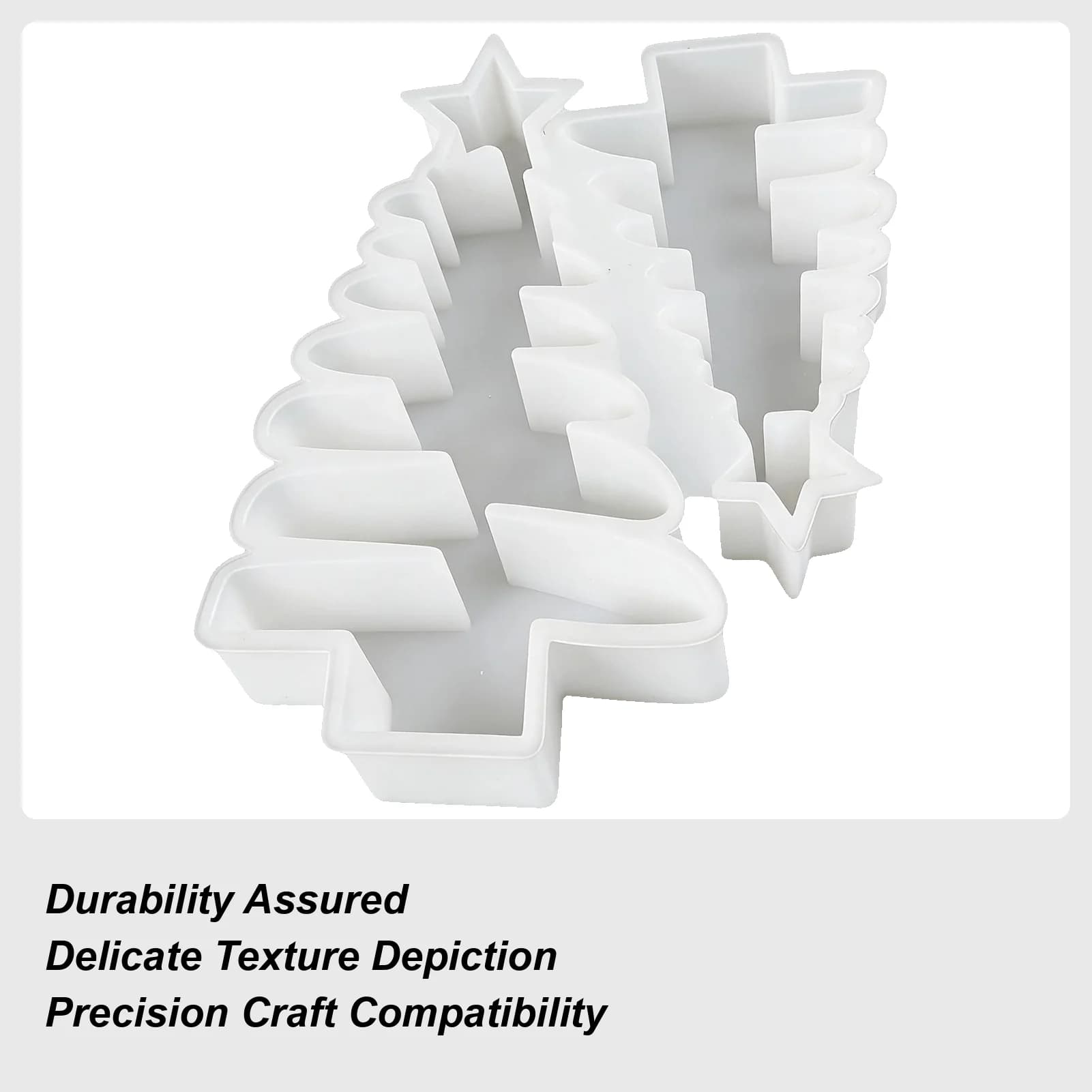 Christmas Tree Silicone Mold Silicone Epoxy Resin Mould Home Decor Cement Moulds For Party Planners Art Teachers Holiday Home
