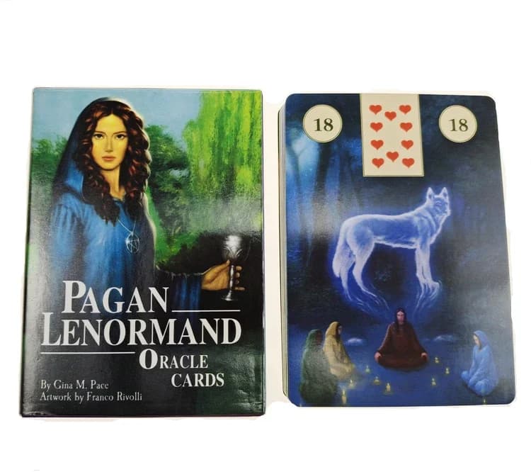 Carte Pagan Lenormand Oracle Giochi da tavolo classici inglesi completi