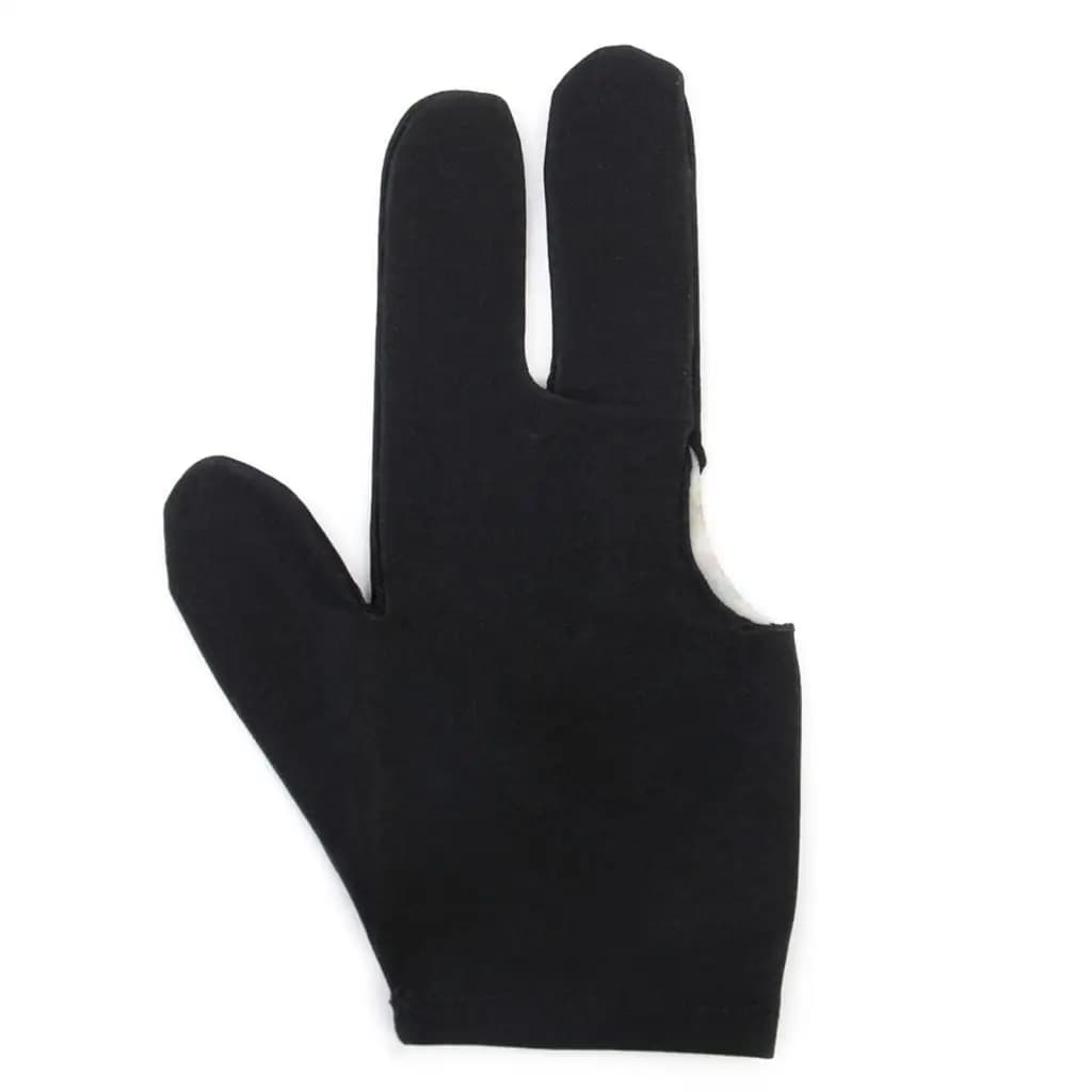 Guanto da Biliardo per Mano Destra e Sinistra, Guanto a Tre Dita per Snooker, Accessorio per Stecca da Biliardo