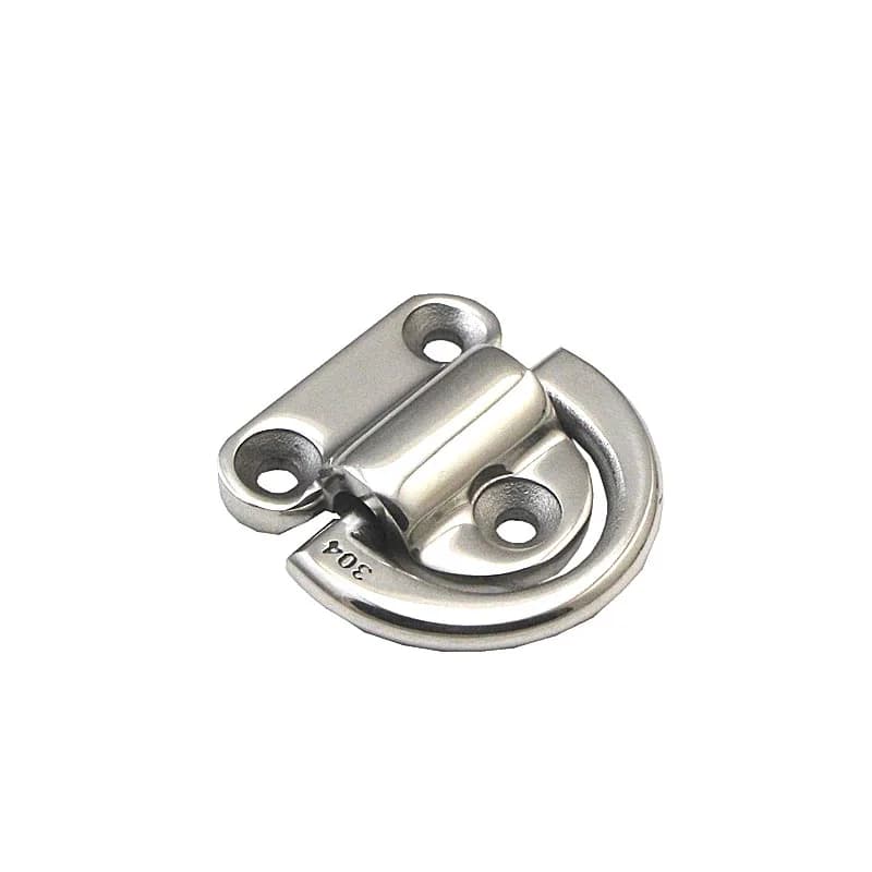 Anello di Fissaggio per Yacht in Acciaio Inox 304, Maniglia Industriale con Anello a D, Supporto per Cavi Marini, Anello di Sollevamento per Corde Nautiche