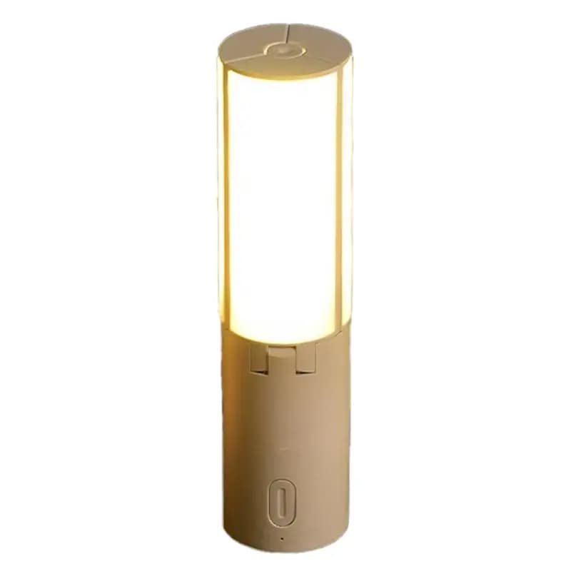AEF5-Rechargeable High Capacity Outdoor Camping Lantern - Portable, Foldable, Hanging Tent Light For Student Dormitory