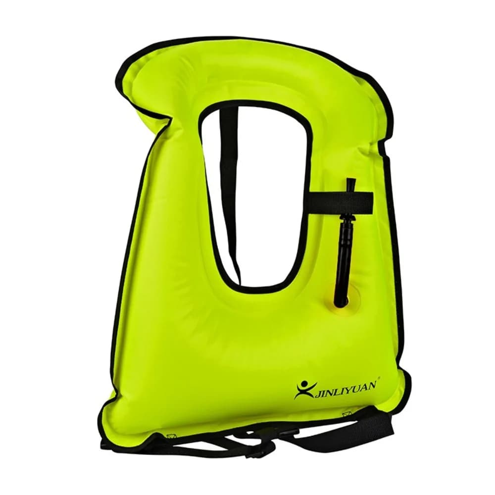 Inflatable Inflatable Swim Vest Outdoor Safety Diving Snorkeling Swimming Jackets Floating Adjustable Swim Life Saving Vest