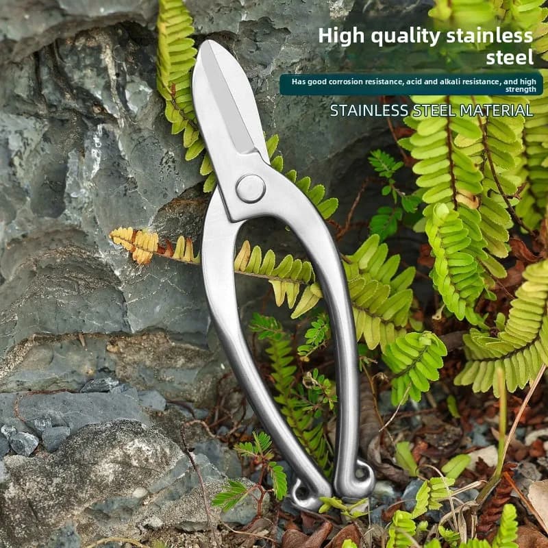 Stainless Steel Ikebana Scissors Pruning Shears Flower Arrangement Cutting Tool for Bonsai Garden