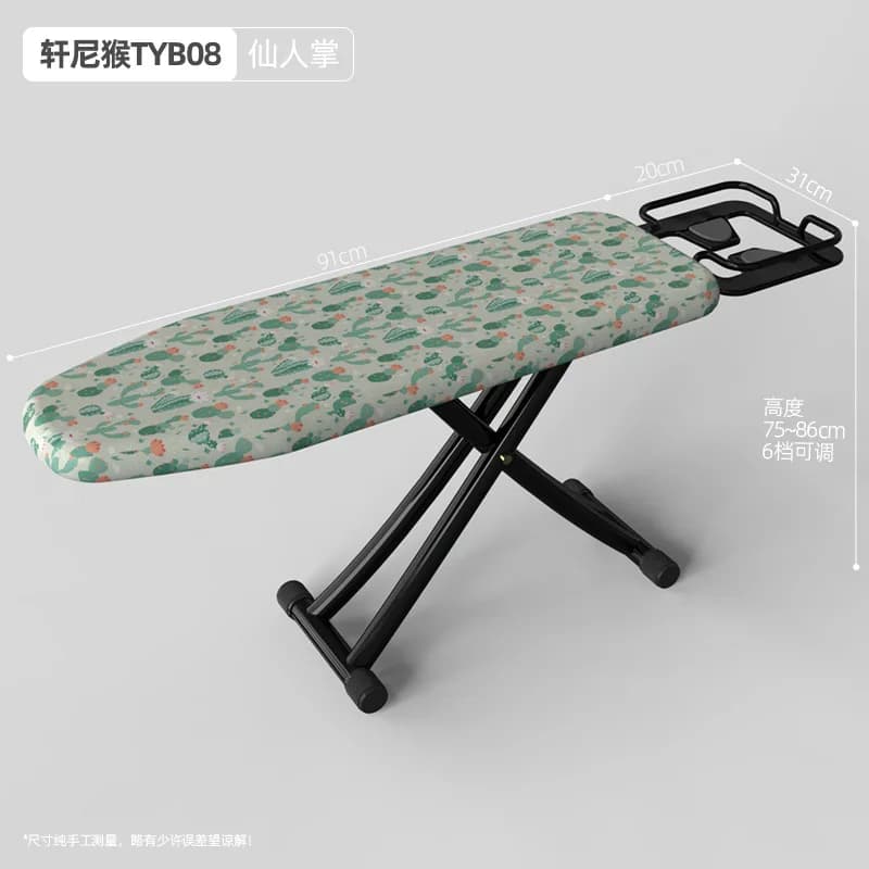 Tavolo da stiro pieghevole elettrico per uso domestico all'ingrosso, tappetino da stiro, supporto per tappetino da stiro, colore nero