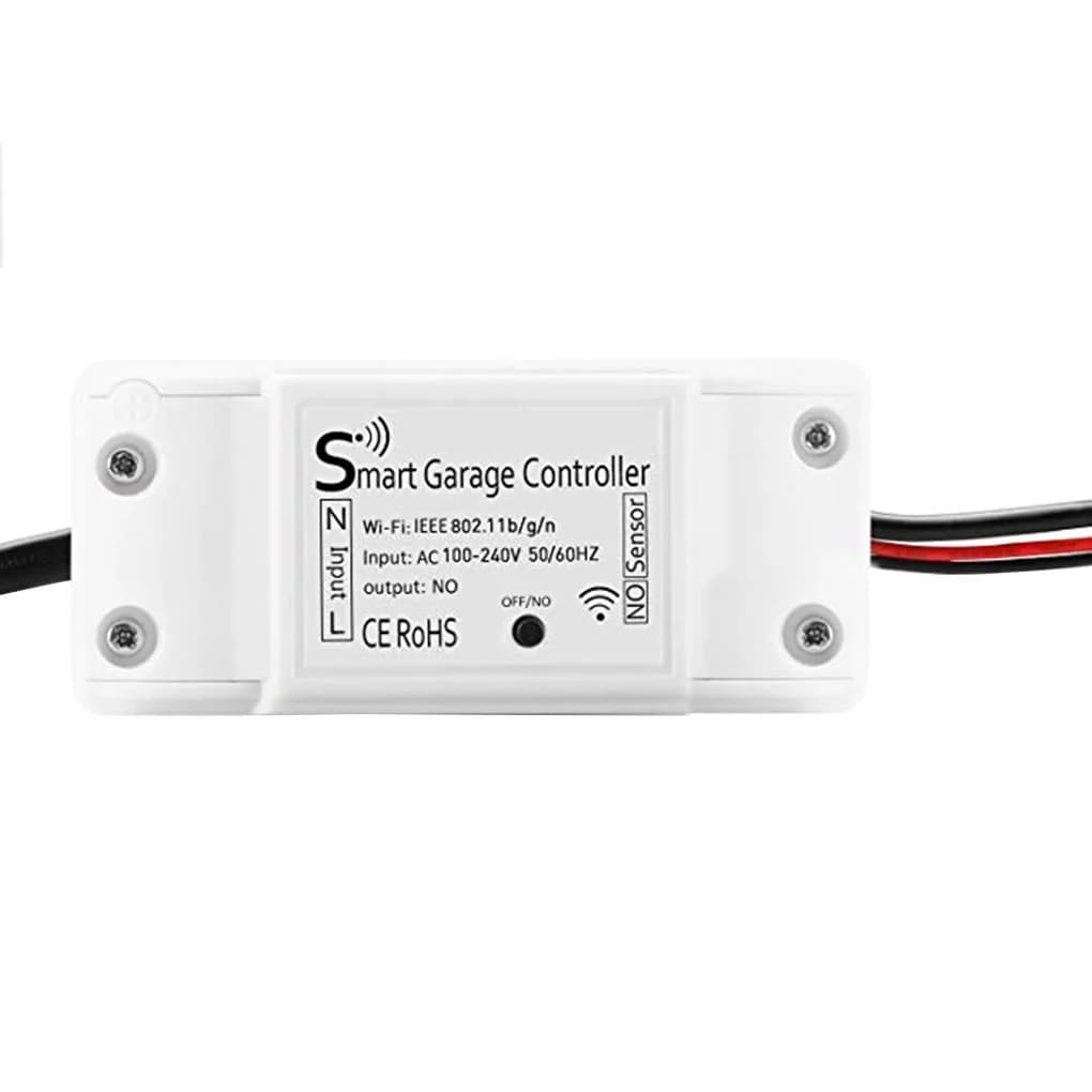 Tuya WiFi Garage Door Switch, Intelligent Door Opener with Vocal Control, Gate Remote Control, Home Accessories, EU Plug