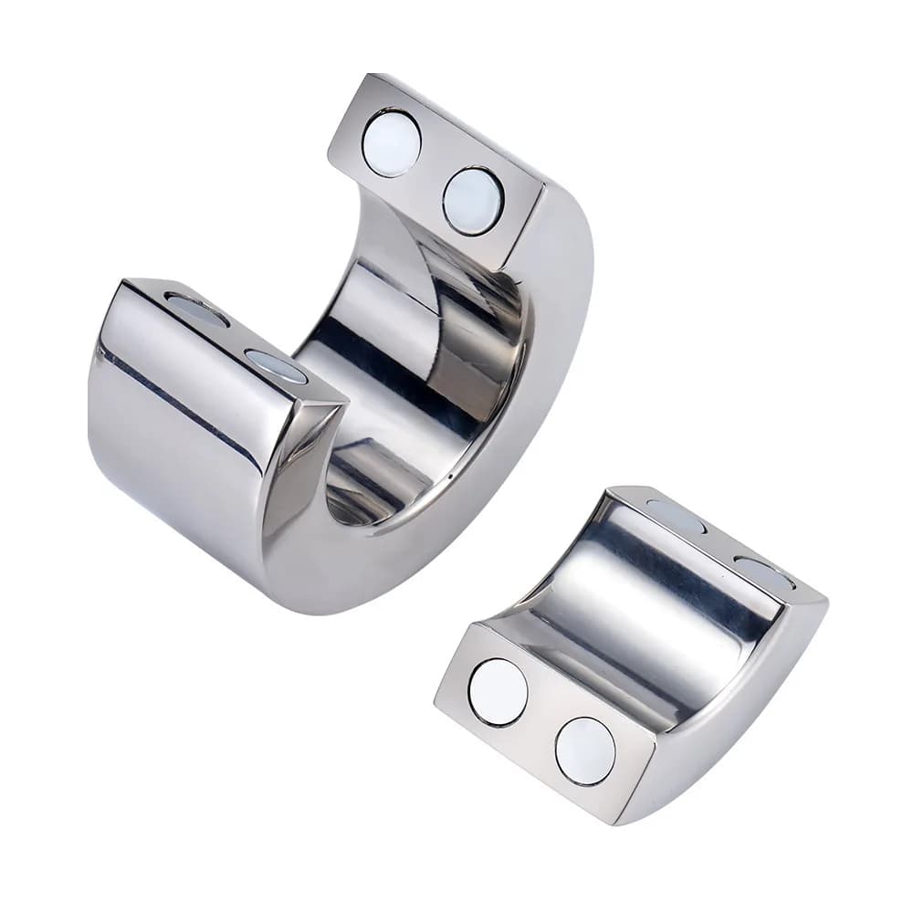 Runyu Stainless Steel Scrotum Ring for Weight Erection Masturbation Metal Closure Skull Ring Pens Supply for Male Training
