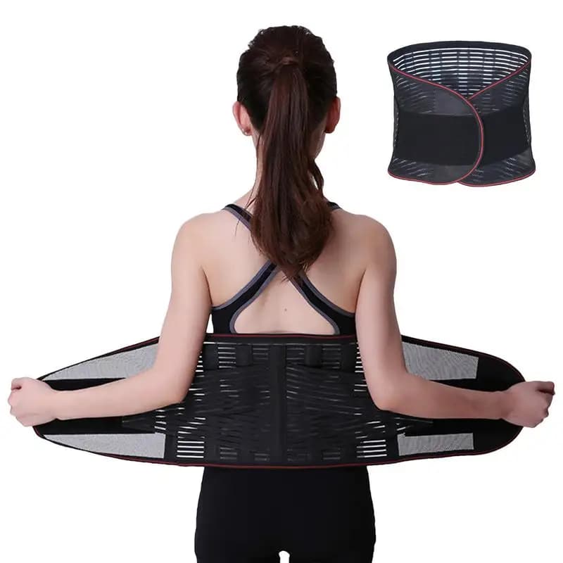 Tutore per la schiena per la corsa Cintura protettiva Corsa Fitness Protezione per la vita Tutore per allenamento in vita Guaine ergonomiche Fascia per