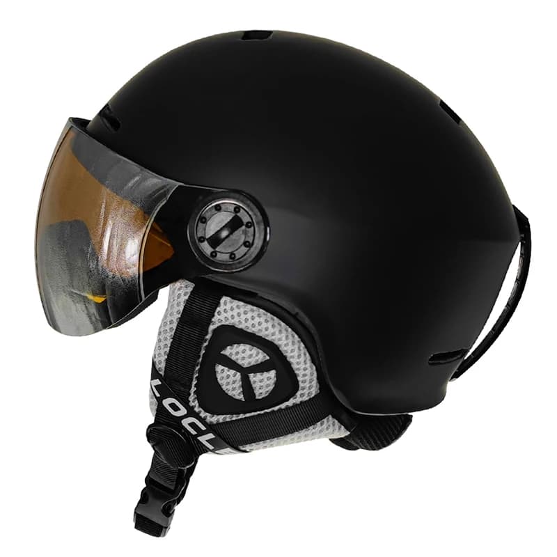 LOCLE Upgrade Casco da sci Uomo Donna Bambini Ultraleggero Snowboard Skateboard Moto Motoslitta Casco da sci Visiera Occhiali