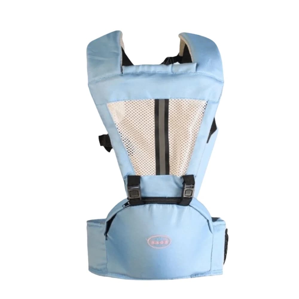 Marsupio per neonato con supporto frontale in materiale morbido Design a imbracatura Sgabello per la vita del bambino Cintura per sgabello in vita 360 Trasportino ergonomico
