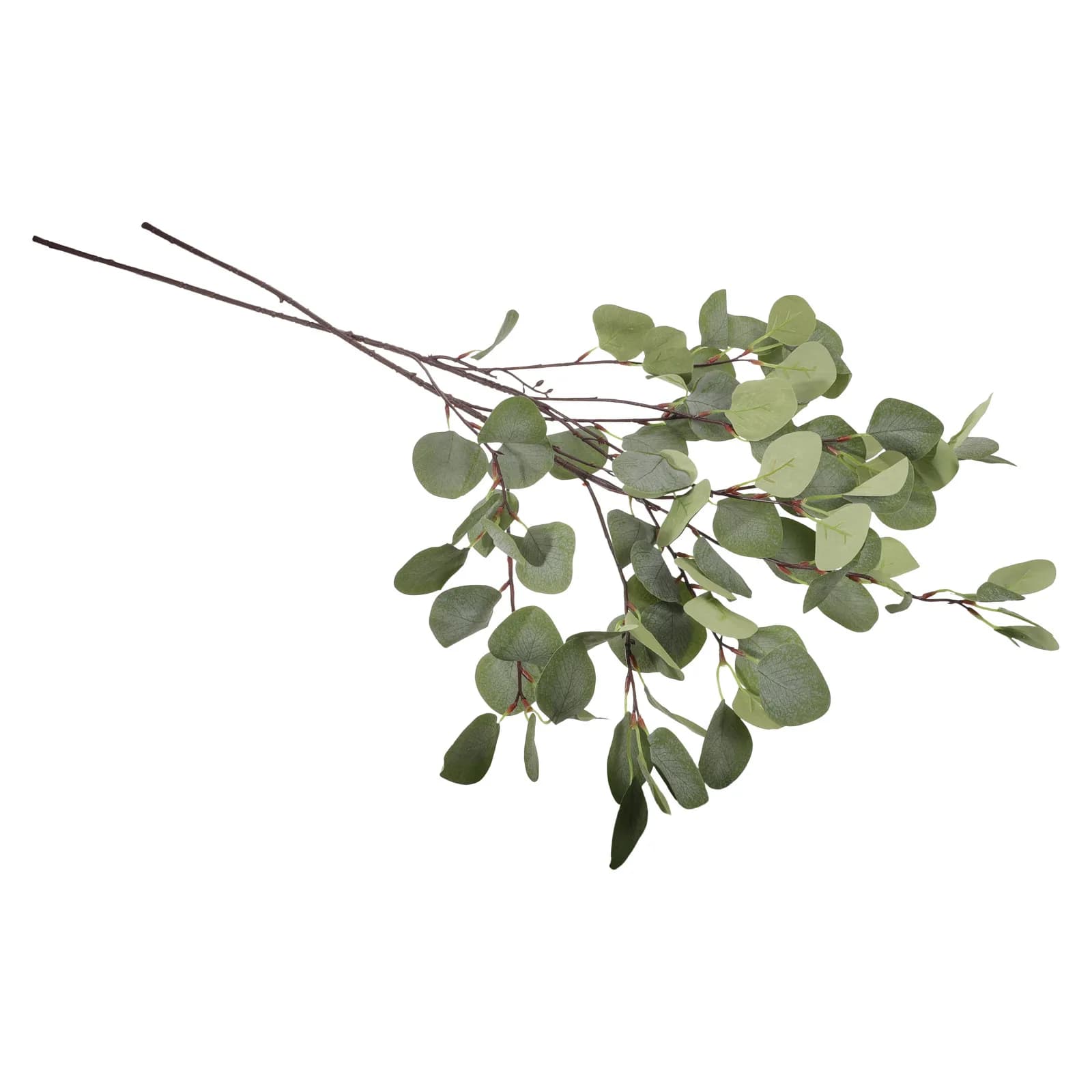 2Pcs Simulation Plant Adornment Artificial Eucalyptus Robusta Greyish White Lifelike Home Wedding Decoration Rustic Farmhouse
