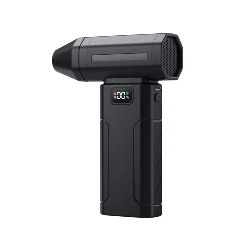 ASMA-X8 Soffiatore d'Aria Elettrico 100.000 RPM, Ventilatore Turbo Portatile con Motore Brushless, Aspirapolvere per Auto, Dispositivo per Rimozione Neve