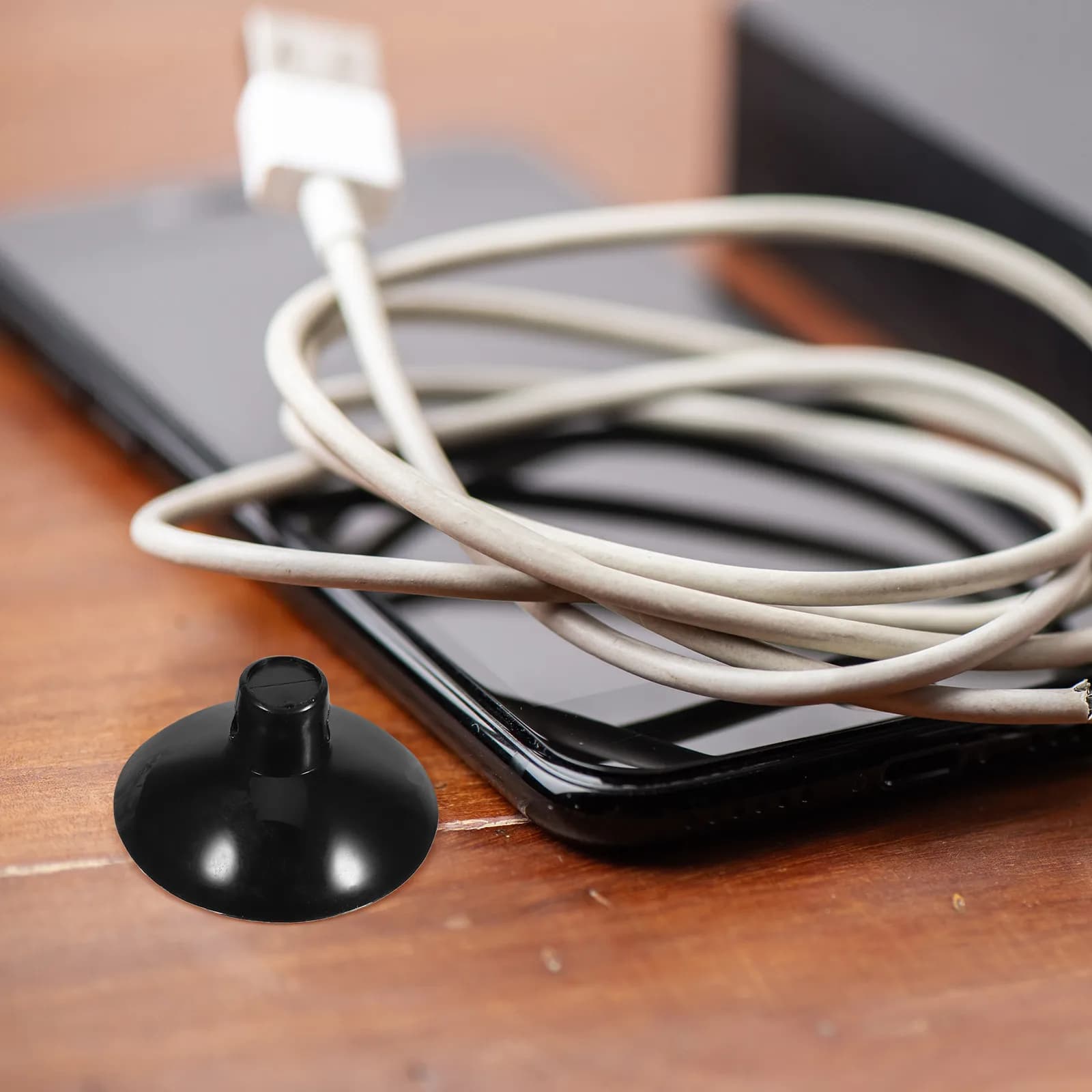 20 Pezzi Clip per Cavi con Ventosa, Morsetto Piatto Apribile, Organizzatore di Cavi Riutilizzabile per Superfici Lisce, Casa