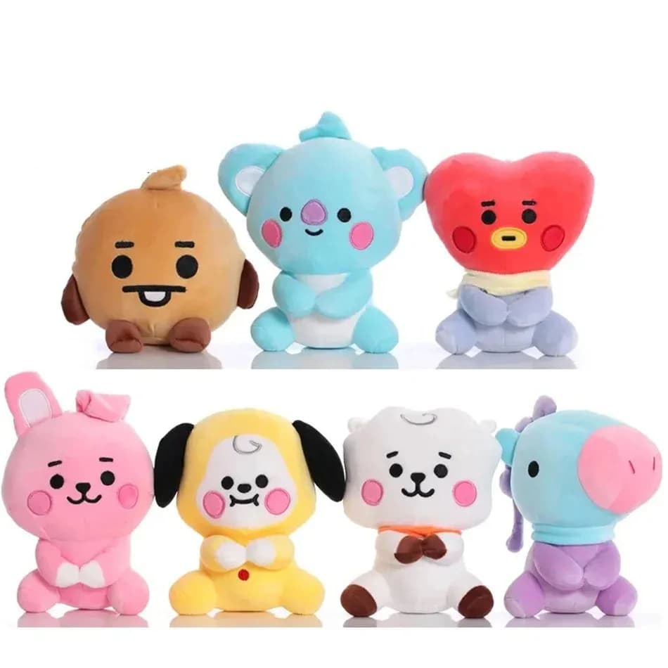 NUOVO Peluche BTed 21, Giocattoli Kawaii, Mini Portachiavi, Ciondolo Anime, Ornamento per Bambini 12-22cm, Accessori BT, Morbidi Animali di Peluche, Regalo
