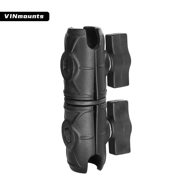 VINmounts Braccio a Doppia Presa da 1 Pollice (B-DLG-02/03), per Telefono/Tablet/Fotocamera, Compatibile con Supporti RAMVIN Misura B, Supporto per Auto