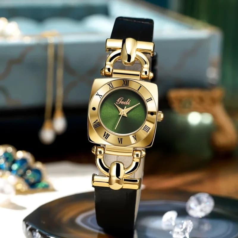 UTHAI CQ476 Women's Watch Fashion retro casual exquisite quartz watch with belt light luxury watch gift, women's watches