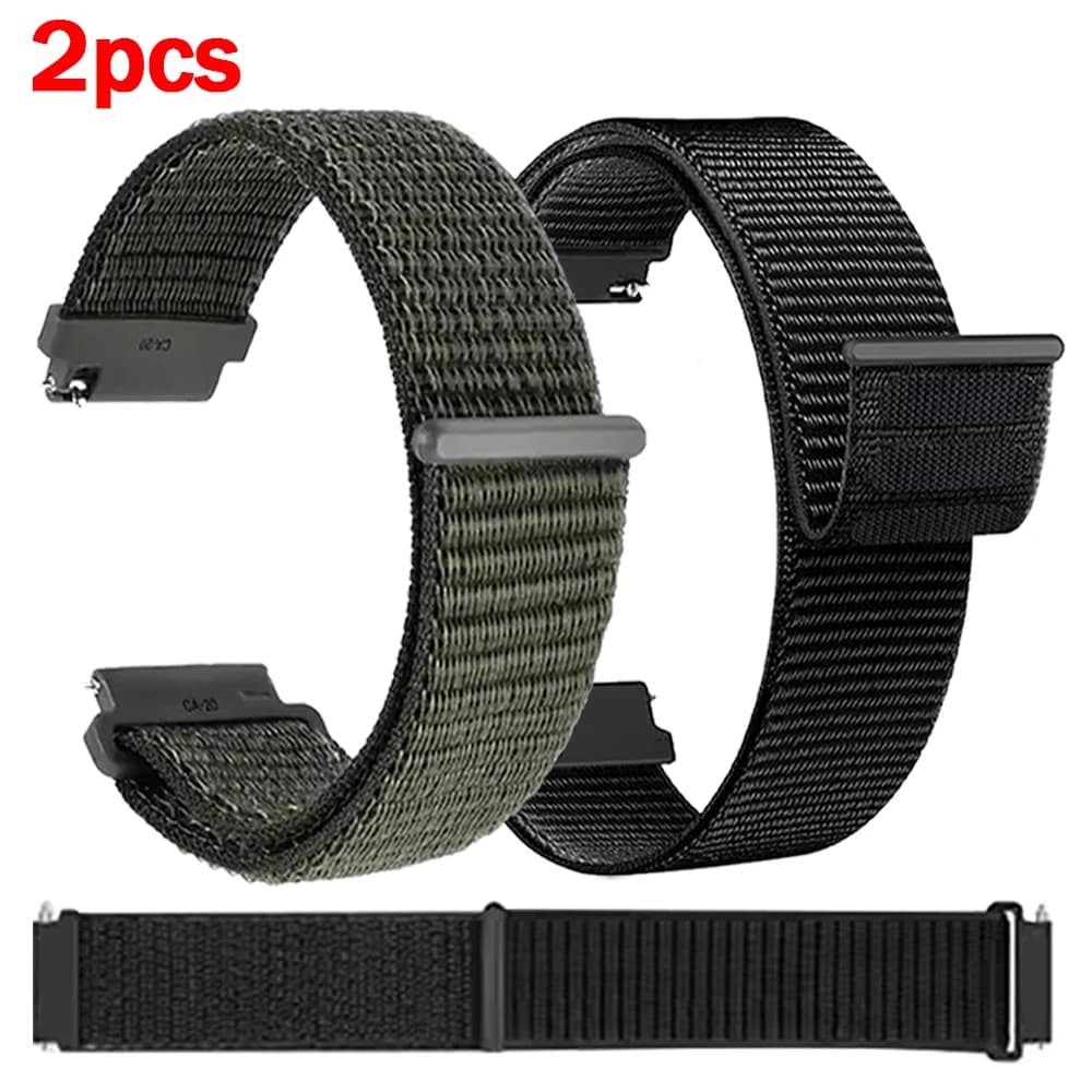 2 pezzi 22mm cinturino in nylon intrecciato per Xiaomi Watch 2 Pro color 2 S1 Active S2 46/42mm S3 S4 cinturino sportivo per AMAZFIT BALANCE 2