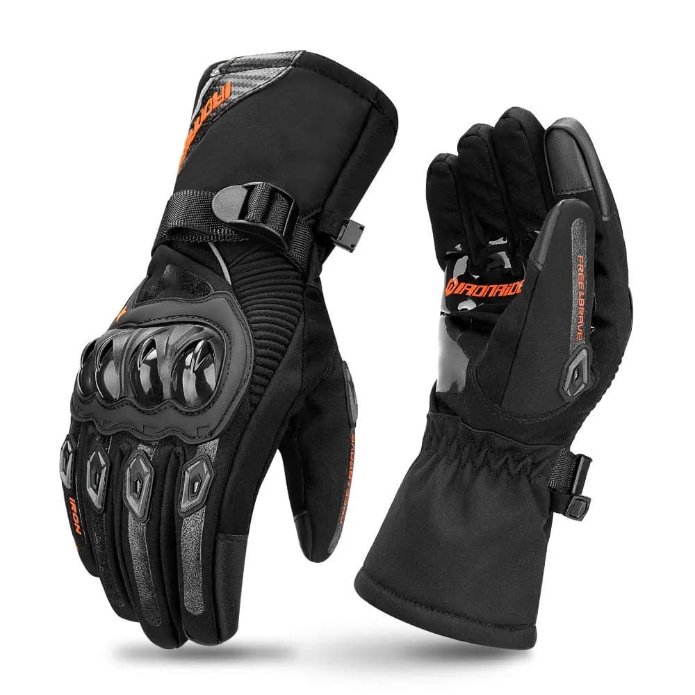 Guanti da moto Guanti da moto invernali antivento impermeabili Guanti da motocross Guanti da equitazione per moto da uomo Touch Screen Guanti Moto