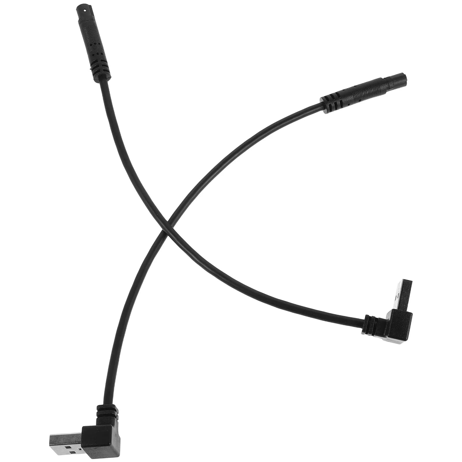2Pcs Mini USB Dash Cam Cable 5 Pins 8 Inch Low Voltage Protection Cable Car Dash Cam USB Adapter Wire Continuous Power