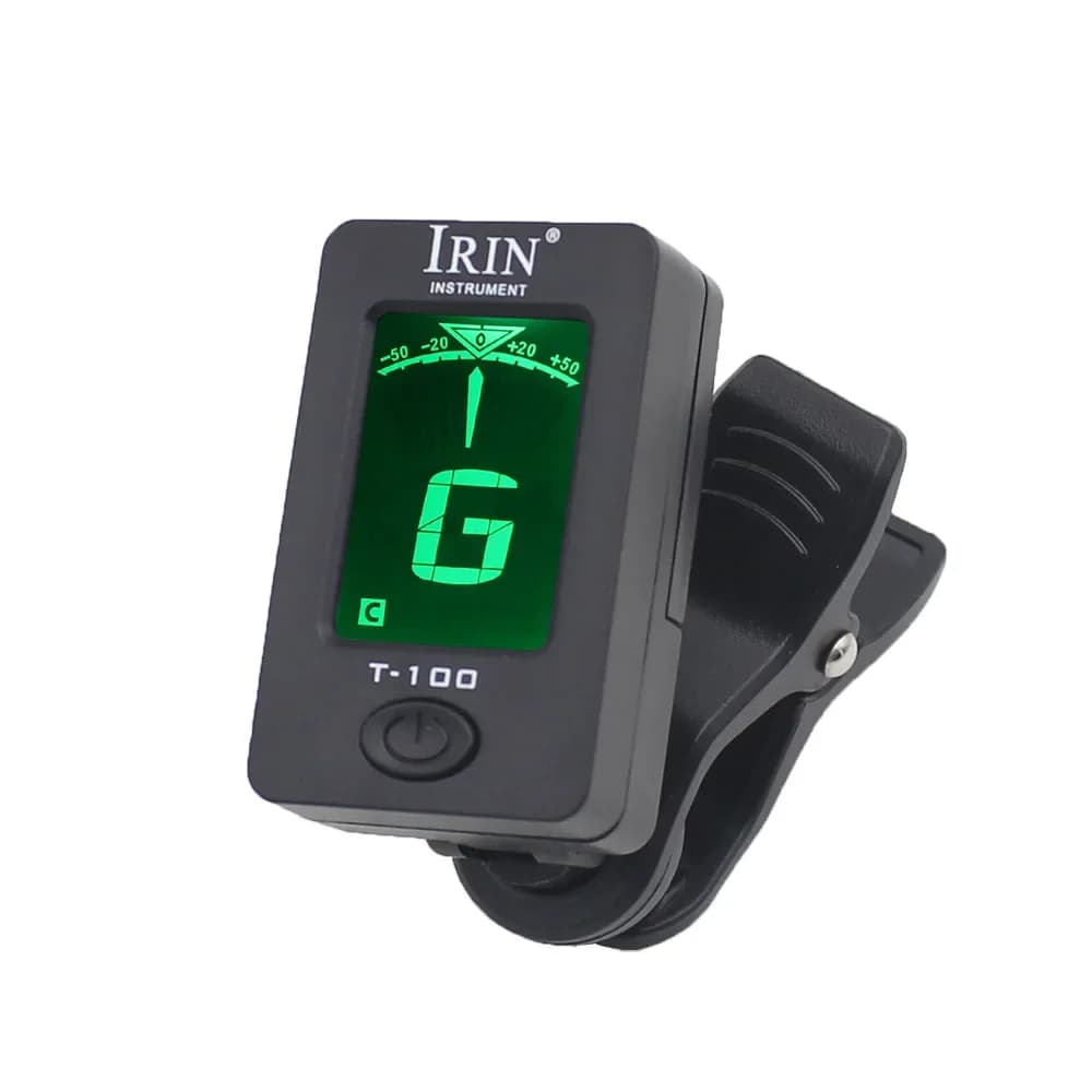 Accordatore per chitarra IRIN sintonizzatore digitale a Clip per Ukulele Bass Violin accessori per strumenti girevoli universali a 360 gradi