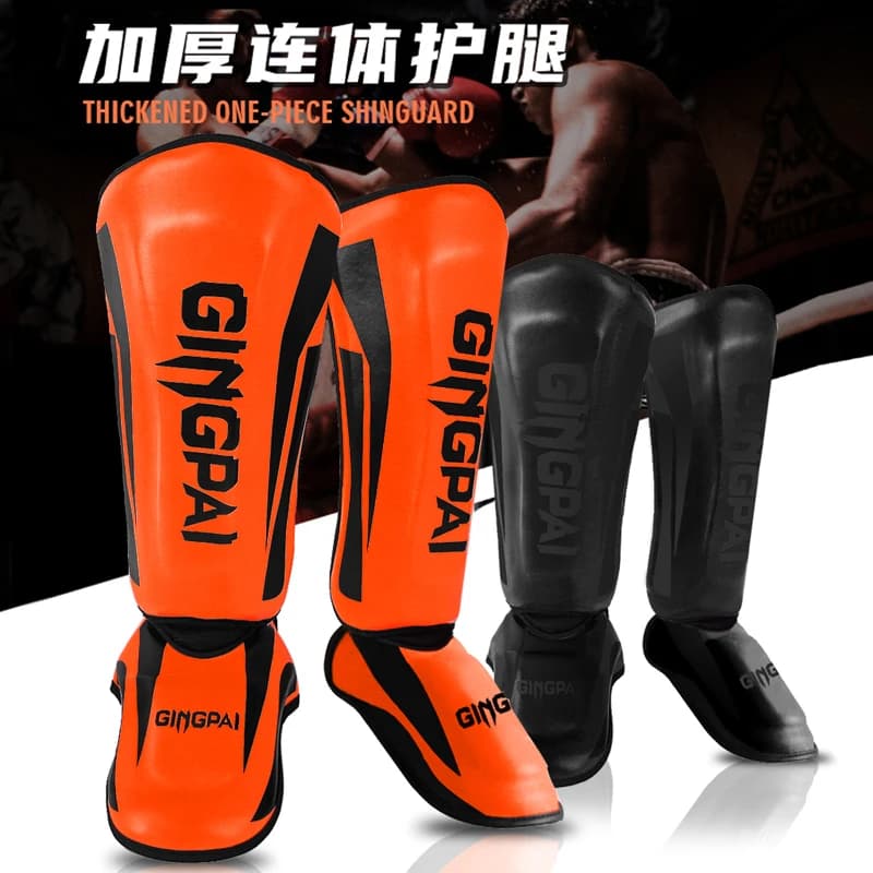 Leggings boxe MMA per giovani/adulti vitello Muay Thai Sanda collo del piede allenamento gioco caviglia equipaggiamento protettivo uomo donna Mma parastinchi