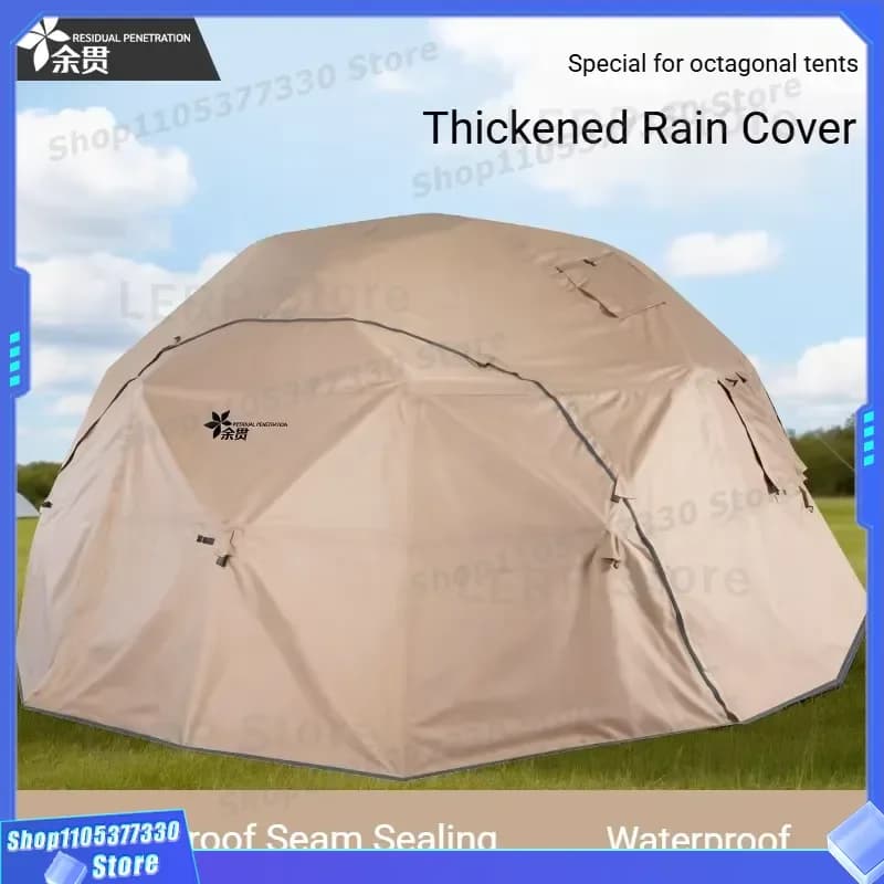 Yuguan YG-4FYZ Octagonal Tent 2000-3000mm Waterproof Oxford Fabric Four Season Camping Shelter Anti Tear Rain Cover Multi